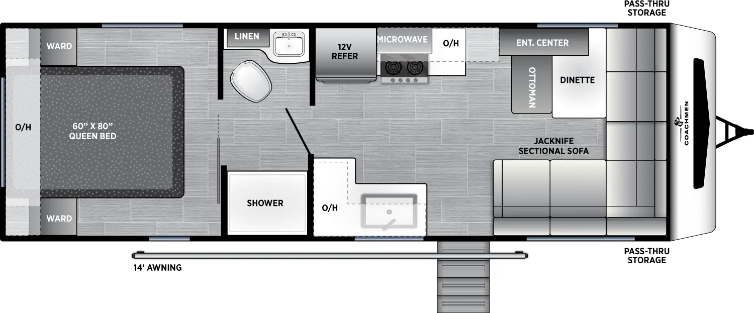 Freedom Express Select 249SE Floorplan